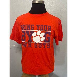 AG Bring Your Own Guts T-Shirt Size‎  L Orange Cotton Short Sleeve